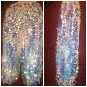 Full sequins joggers
